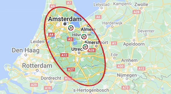 Paridon werkgebied