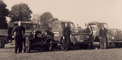 Cor, Piet, Gerard en Henk Van Paridon